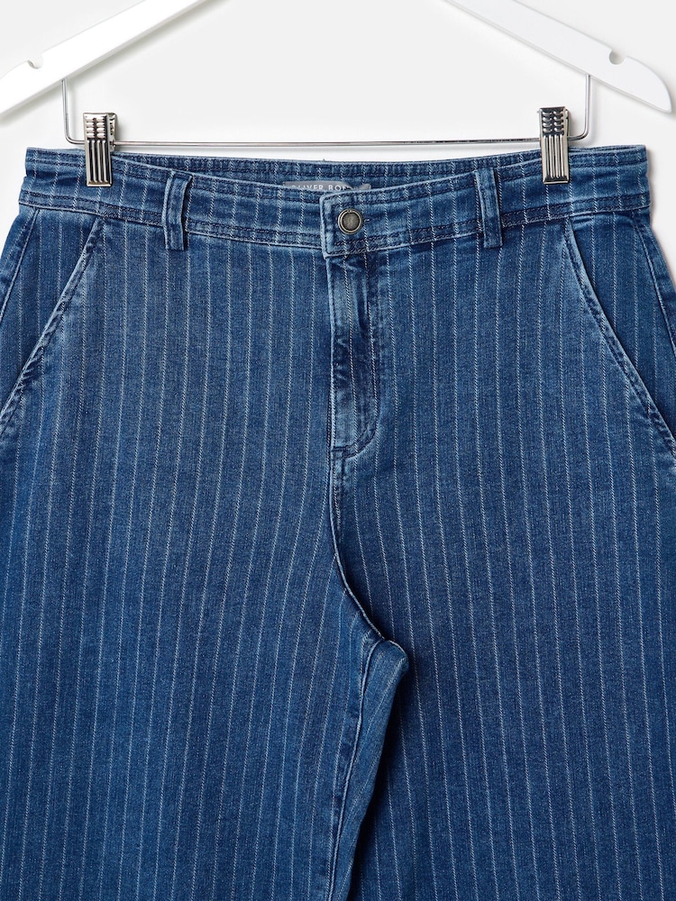 جينز واسع الساق بخطوط دنيم من Oliver Bonas - صورة 7 من 7