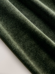 Verde - Calças de veludo com pernas largas - Imagem 5 de 6