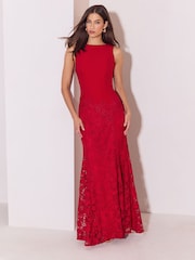 Lipsy Premium Lace Skirt Maxi Dress - Εικόνα 1 του 5