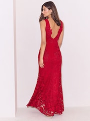 Lipsy Premium Lace Skirt Maxi Dress - Εικόνα 3 του 5