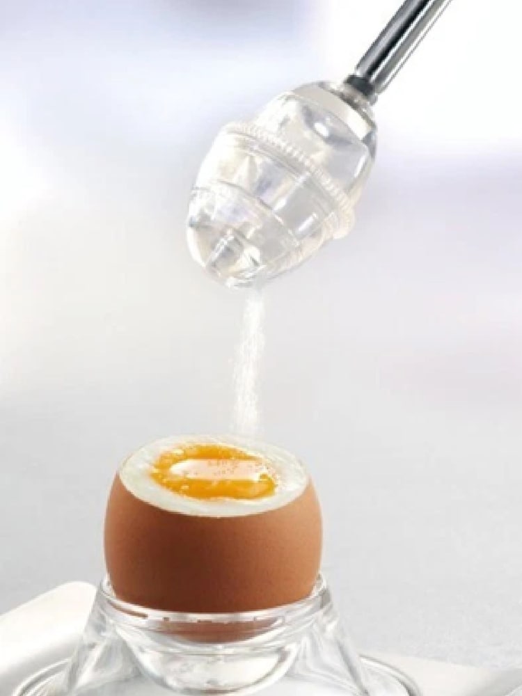 GEFU Silver Egg Cracker With Salt Shaker - Image 4 of 4