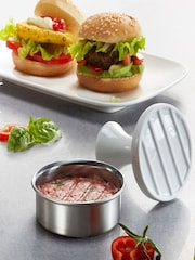 GEFU Silver or White Spark Hamburger Press - Image 4 of 5
