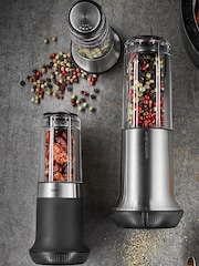 GEFU Black Or Silver X-Plosion® Salt Or Pepper Mill Large - Image 4 of 4