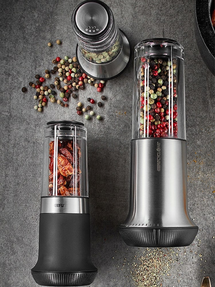 GEFU Black Or Silver X-Plosion® Salt Or Pepper Mill Large - Image 4 of 4