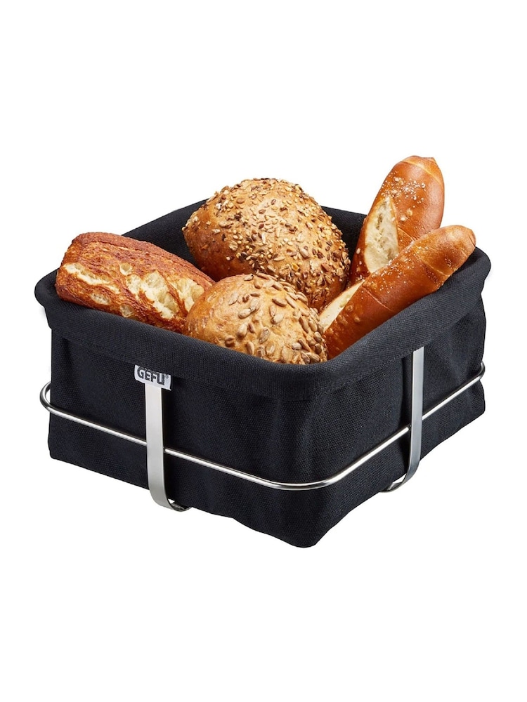 GEFU Black Brunch Bread Basket - Image 1 of 3 GEFU Black Brunch Bread Basket - Image 1 of 3