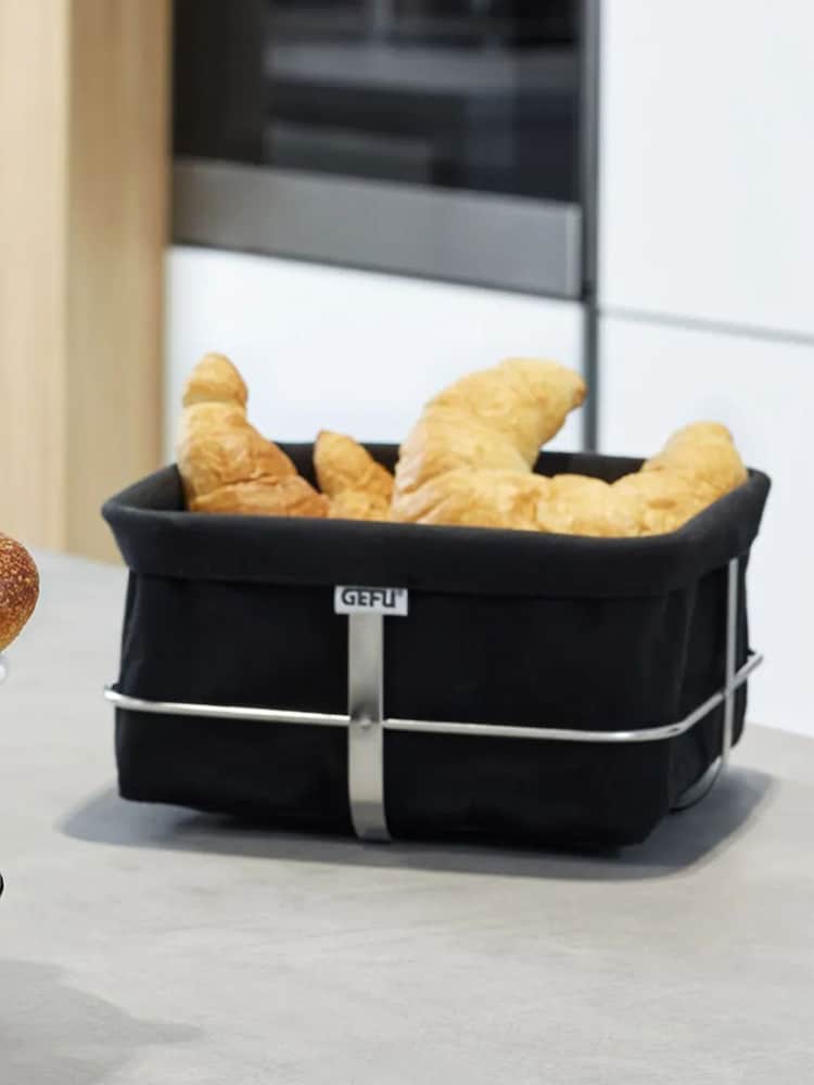 GEFU Black Brunch Bread Basket - Image 2 of 3 GEFU Black Brunch Bread Basket - Image 2 of 3