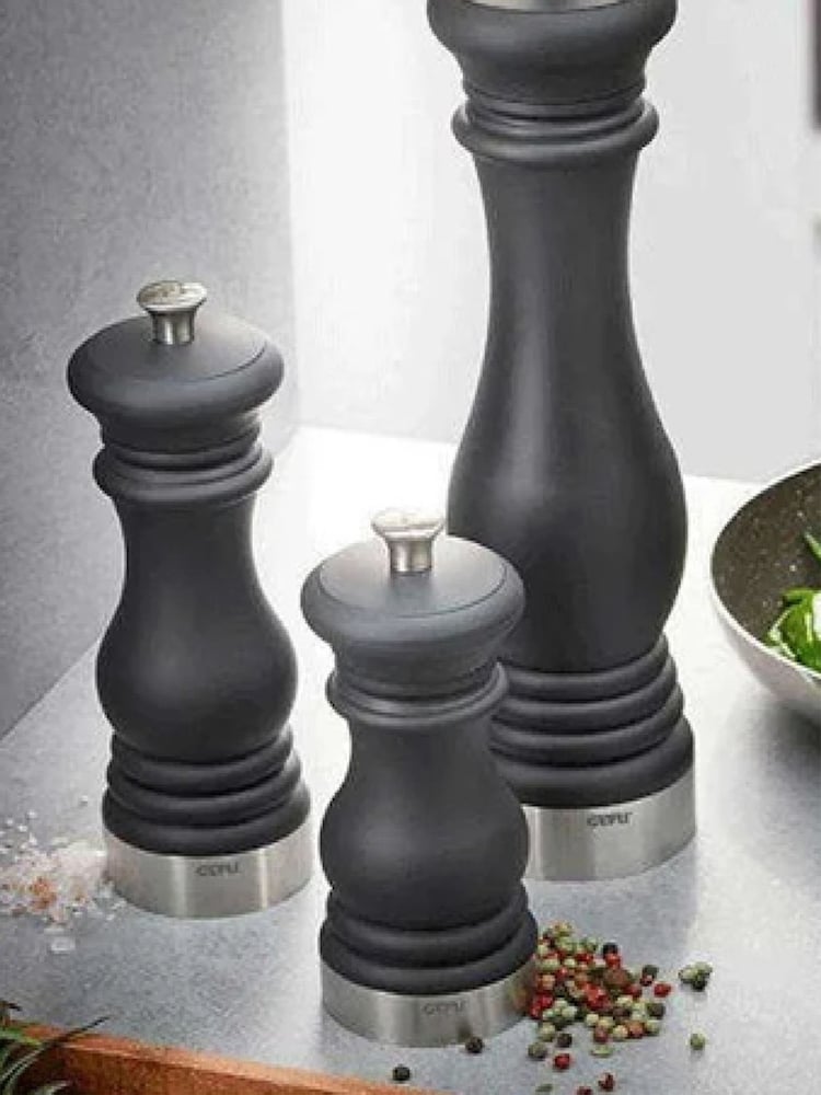 GEFU Black Or Silver FLAVIO® Salt or Pepper Mill Small - Image 2 of 2