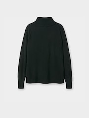 Celtic & Co. Geelong Slouch Roll Neck Black Jumper - Image 3 of 3