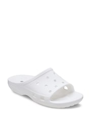 Crocs White Classic Slides - Image 1 of 5
