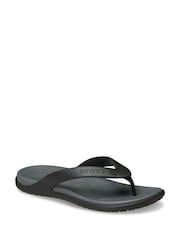 Crocs Black Coast Flip Flops - Image 1 of 5