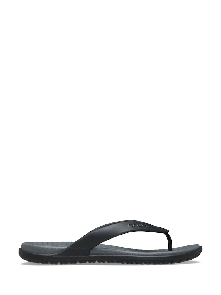 Crocs Black Coast Flip Flops - Image 2 of 5