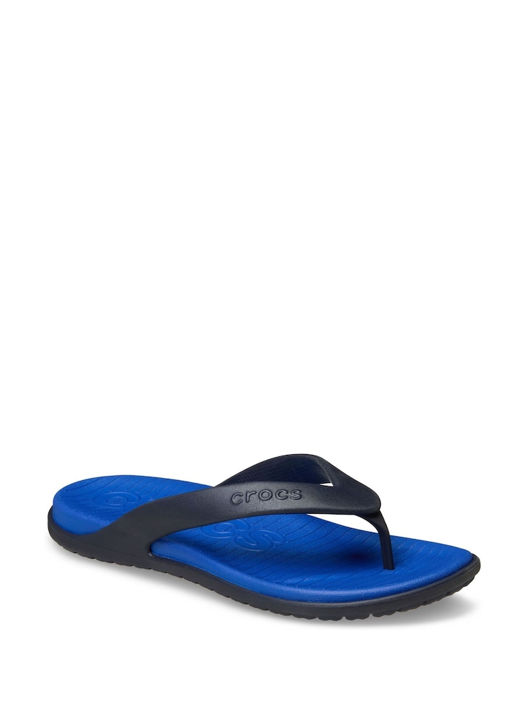 Crocs Blue Coast Flip Flops - Image 1 of 5