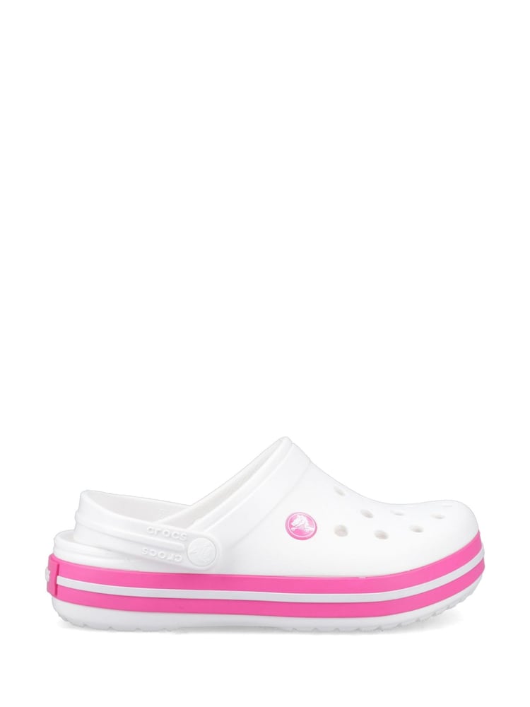 Crocs White Crocband Clogs - Image 1 of 5