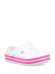 Crocs White Crocband Clogs - Image 2 of 5