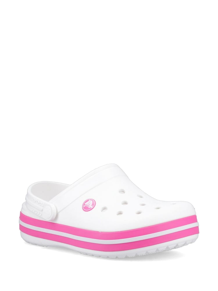 Crocs White Crocband Clogs - Image 2 of 5