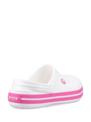 Crocs White Crocband Clogs - Image 3 of 5