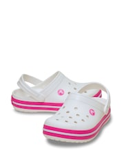 Crocs White Crocband Clogs - Image 4 of 5