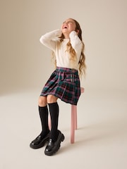 Green/ Pink Check Pleated Kilt Skirt (3-16yrs) - Image 2 of 4