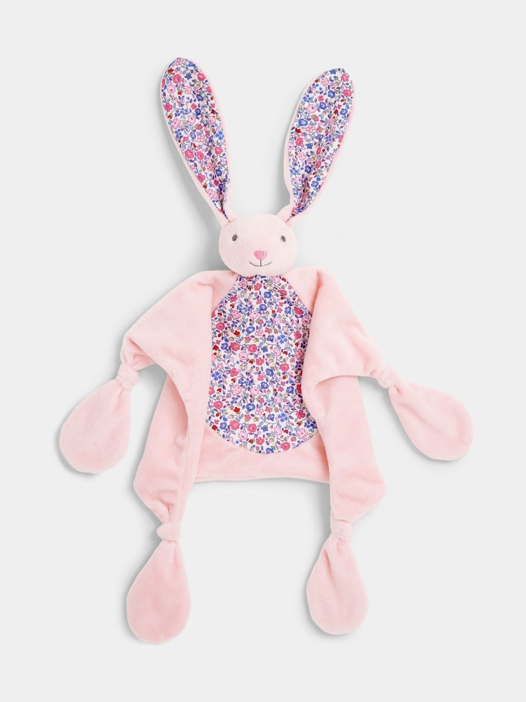 JoJo Maman Bébé Floral Bella Bunny Pink Baby Comforter - Image 1 of 3 JoJo Maman Bébé Floral Bella Bunny Pink Baby Comforter - Image 1 of 3