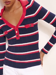 Lipsy Long Sleeve Polo Jumper - 圖片 4/6