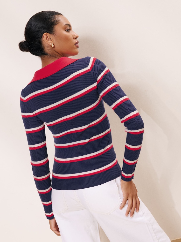 Lipsy Long Sleeve Polo Jumper - 圖片 6/6