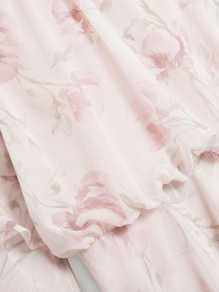 Ted Baker Pink Floral Print Tiered Mini Dress - Image 5 of 5 Ted Baker Pink Floral Print Tiered Mini Dress - Image 5 of 5