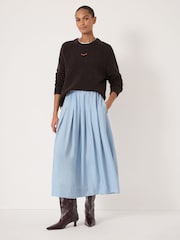 Hush Brown Wool Blend Crew Neck Jumper - Image 2 of 2