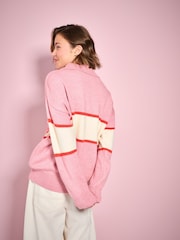 Eleanor Bowmer Dreamer Quarter Zip Knitted Jumper - Image 4 of 6