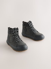 Black Wide Fit (G) Skate Cleat High Top Boots - Image 1 of 6