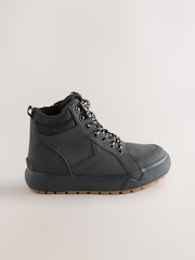 Black Wide Fit (G) Skate Cleat High Top Boots - Image 2 of 6