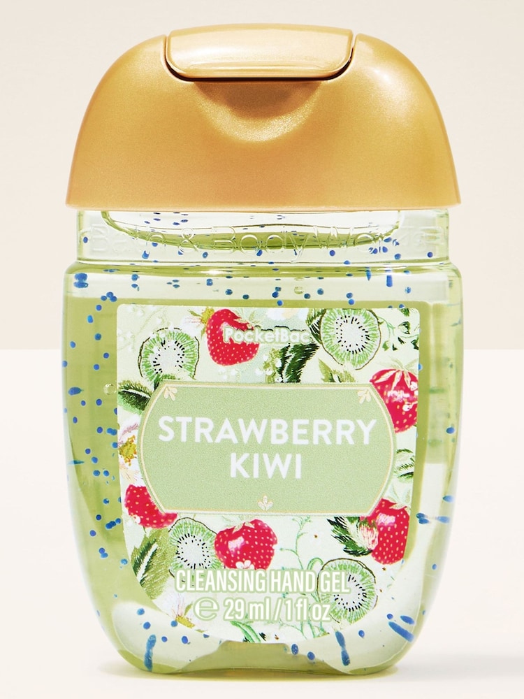 Bath & Body Works Strawberry Kiwi Pocket Bac Cleansing Hand Gel 29ml - Image 1 of 2 Bath & Body Works Strawberry Kiwi Pocket Bac Cleansing Hand Gel 29ml - Image 1 of 2