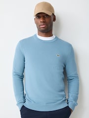 Lacoste Green Regular Fit Crew Neck Cotton Sweater - Image 1 of 4