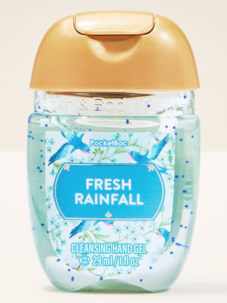 Bath & Body Works Fresh Rainfall Pocket Bac Cleansing Hand Gel 29ml - Image 1 of 2