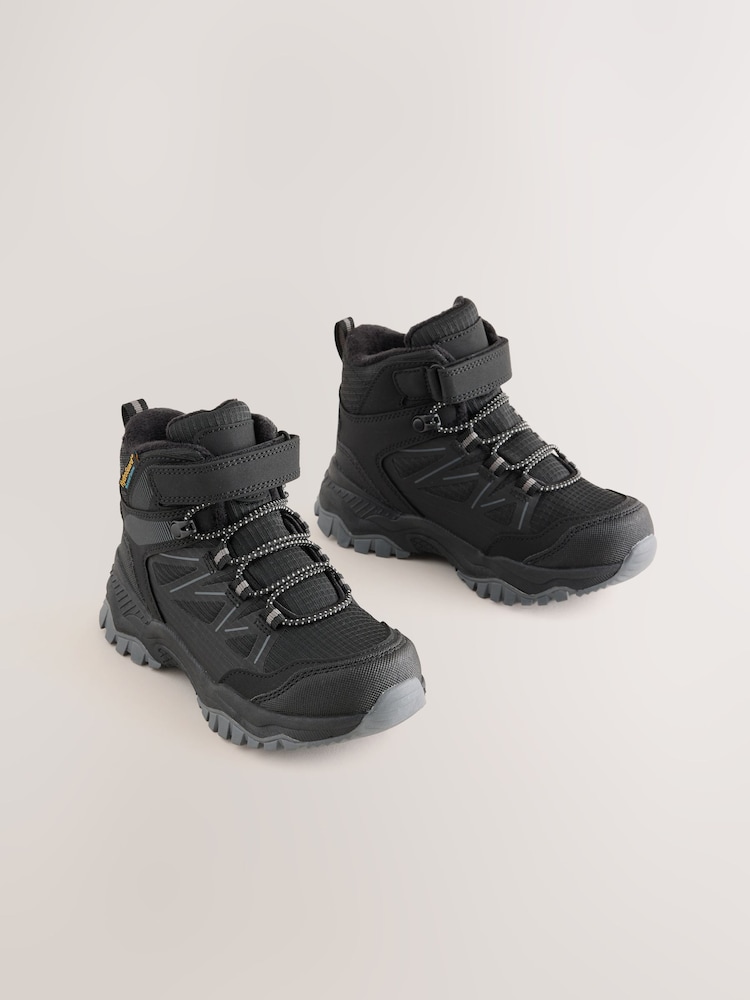 Black Waterproof Walking Boots - Image 1 of 6 Black Waterproof Walking Boots - Image 1 of 6