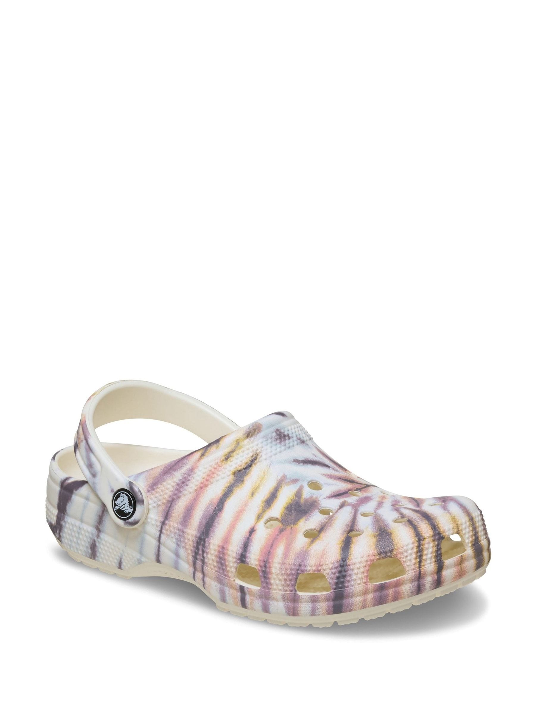 Coco Buy Crocs White Classic Tie Dye Clogs from Next USA