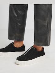 JD Williams Lederturnschuhe mit Reißverschluss - Bild 3 von 4