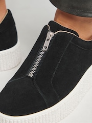 JD Williams Lederturnschuhe mit Reißverschluss - Bild 4 von 4