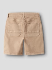 Name It Brown Straight Fit Twill Shorts - Image 2 of 3