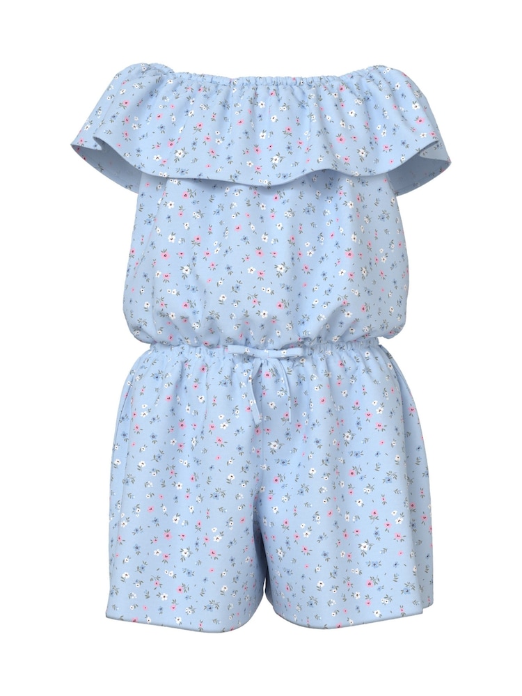 Name It Dark Blue Printed Playsuit - Image 1 of 3 Name It Dark Blue Printed Playsuit - Image 1 of 3