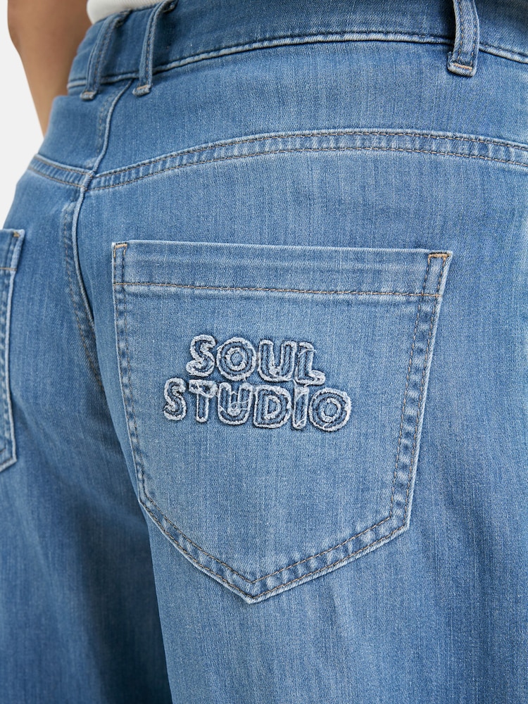 Smith & Soul Blue Barrel Jeans - Image 4 of 4