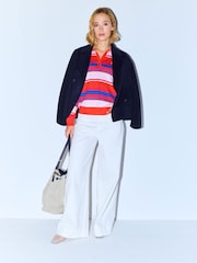 Smith & Soul Blue Double Breasted Wool Blend Jacket - Image 1 of 6