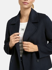 Smith & Soul Blue Double Breasted Wool Blend Jacket - Image 5 of 6