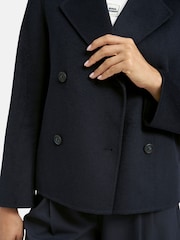 Smith & Soul Blue Double Breasted Wool Blend Jacket - Image 6 of 6