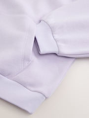 Baker by Ted Baker Lilac Purple Oversized Graphic Hoodie - Image 9 of 11