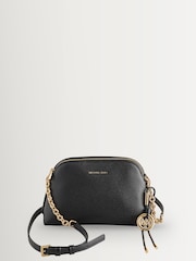 Michael Kors Black Freddie Small Dome Chain Cross-Body Bag - Image 1 of 1