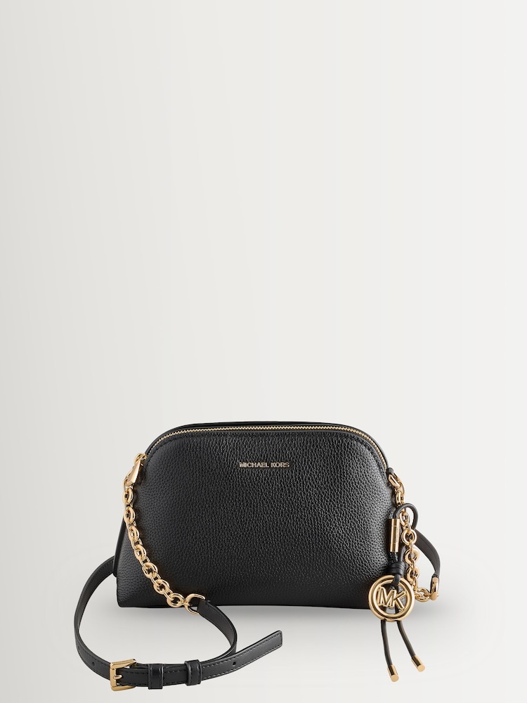 Michael Kors Black Freddie Small Dome Chain Cross-Body Bag - Image 1 of 1