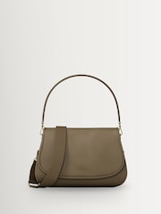 Michael Kors Green Holmes Medium Convertible Messenger Bag - Image 1 of 5