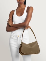 Michael Kors Green Holmes Medium Convertible Messenger Bag - Image 2 of 5