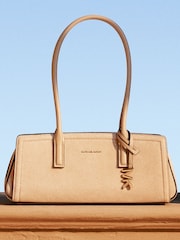 Michael Kors Cream Laila Small East West Shoulder Tote Bag - Image 5 of 6