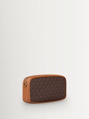 Michael Kors Brown May Small Convertible Pouchette Cross-Body Bag - Image 5 of 5